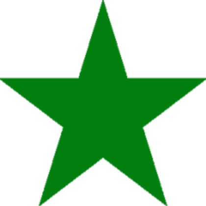 green star Roblox decal
