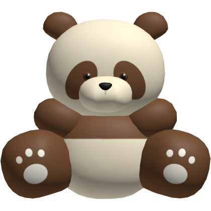Brown Panda Bear Plushie