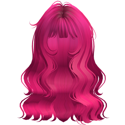 Hot Pink Kawaii Hime Wavy Hair Roblox item