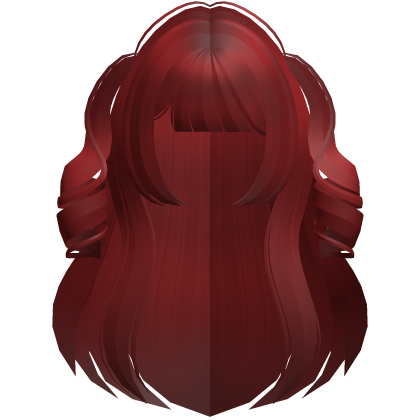 princess long straight hime curly red