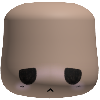 ♡ Sad Simple Eepy Chibi Face v2 (Brown) Roblox item