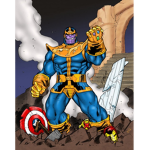 Thanos and the Members Of The Black Order