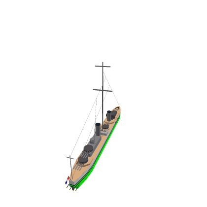 the battle ship is done