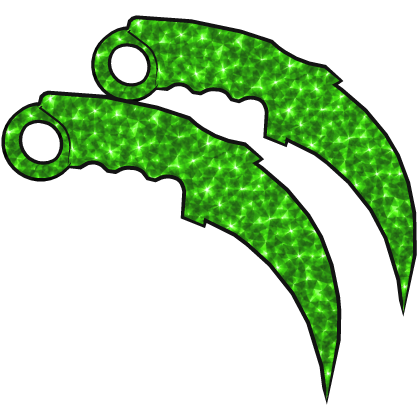 [FREE] DUAL KARAMBITS: SPARKLING GREEN thumbnail