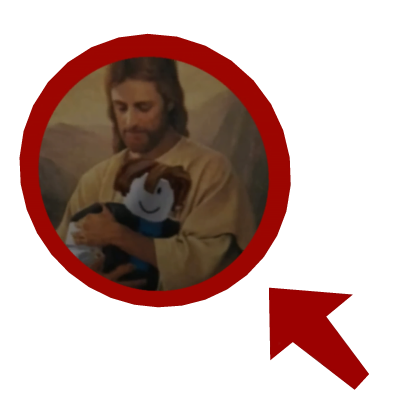 The King Protector noob Bacon hair Roblox item