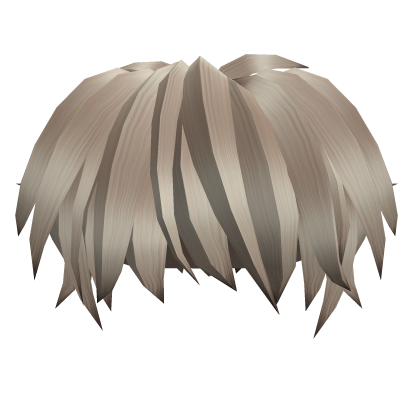 Grey Messy Boy Hair Roblox item
