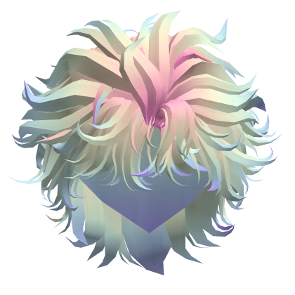 Stylish Slicked Back Mullet (Rainbow) Roblox item