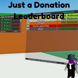 Just a Donation Leaderboard