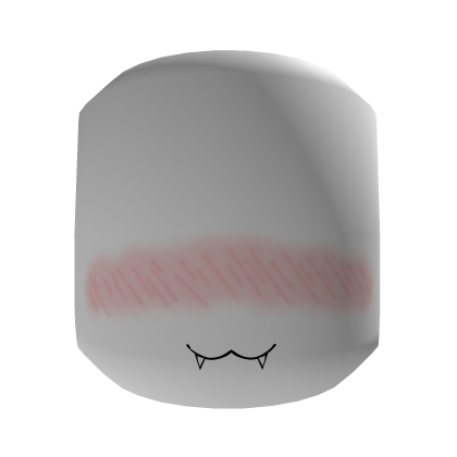Blushed Cat Mask (white)
