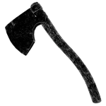 White Hardstyle Lumberjack Axe