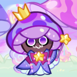 The purple mushrooms