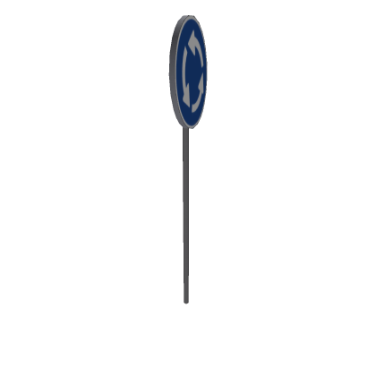 Roundabout sign