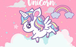 love heart unicorns