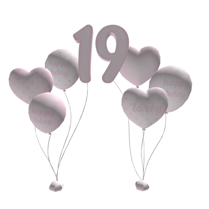 lorey's birthday balloons ♡ ˖°