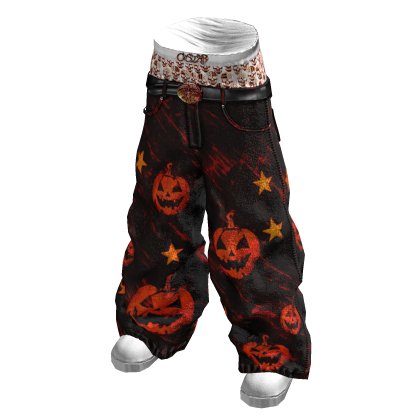 Saggy Skull Boxer Jeans