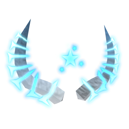 (Emissive) Glowing Blue Animated Star Horn