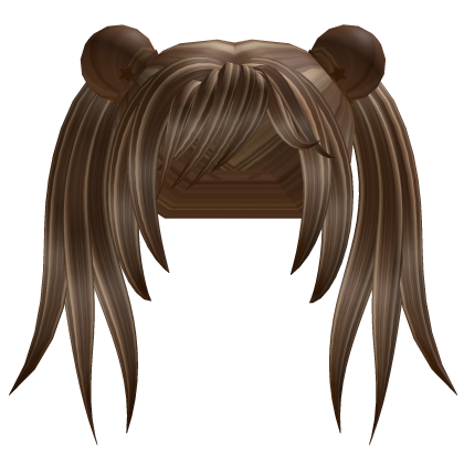 Brown Fade Bun Twintails Pigtail Roblox item
