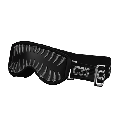 C3's Vintage Black Racing Goggles V3