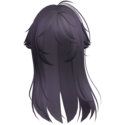 Purple Shy Moe Cat Girl Windy Whispy Hair