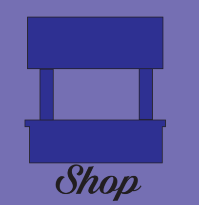 Folded Framed Floor Sign