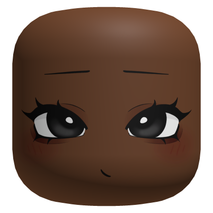 Cute Lash Face - Brown Roblox item