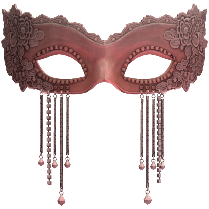 Pink Gothic Lace Masquerade Mask