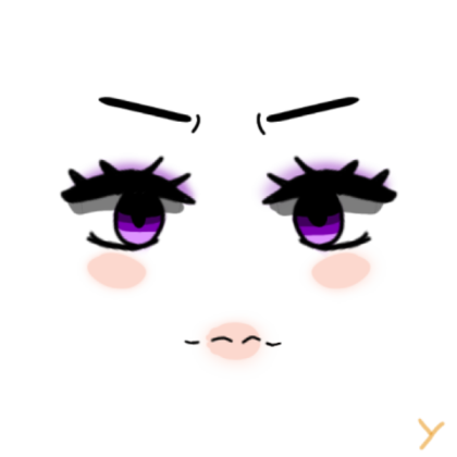Purple eyes Roblox decal