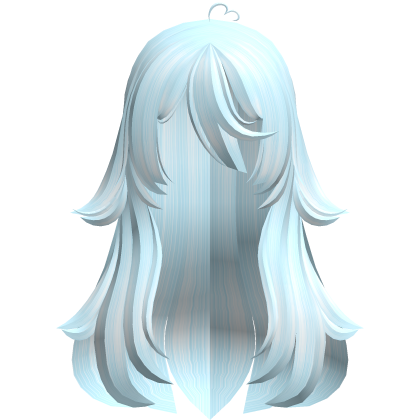 ୨ৎ Cute Blue Fluffy Overgrown Long Hair