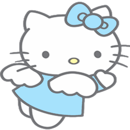 Hello kitty [blue] Roblox decal