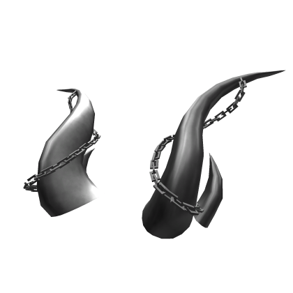 Silver Horns Roblox item