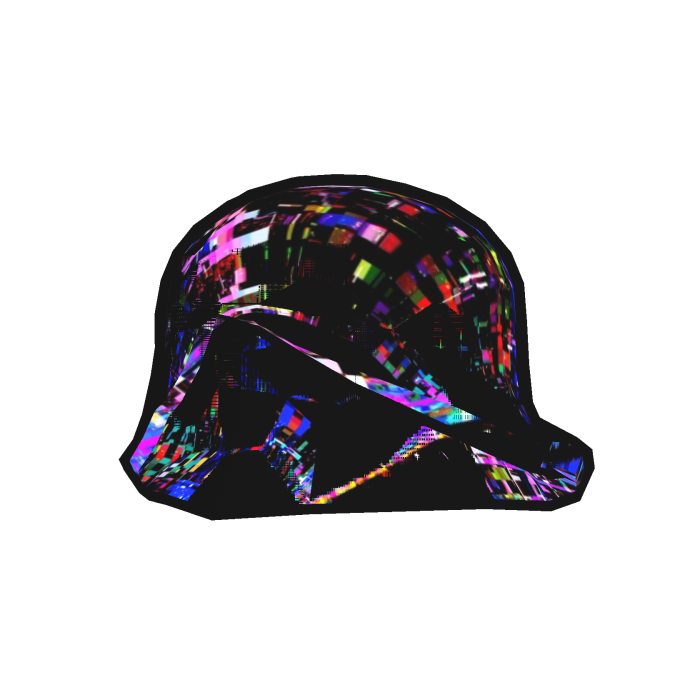 [ANIMATED] Colorful Glitch Shaggy Hair