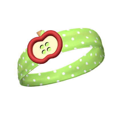 Apple Button Headband ♡
