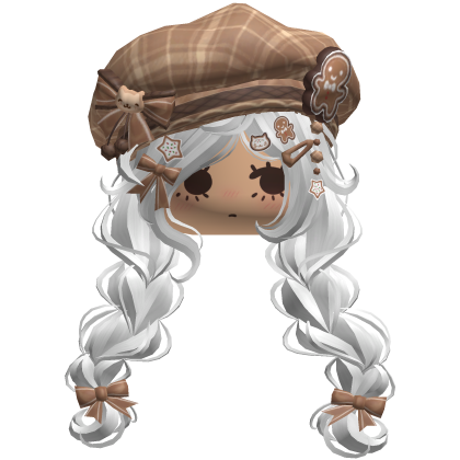 ♡ Christmas Gingerbread Braids (White)