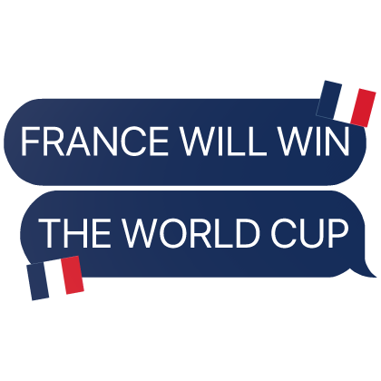 france will win the world cup french flag text Roblox item