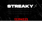 streaky X