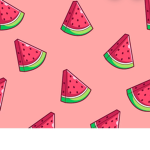 Hir essen wir Wassermelonen gerne