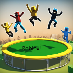 Roblox's Largest Trampoline!