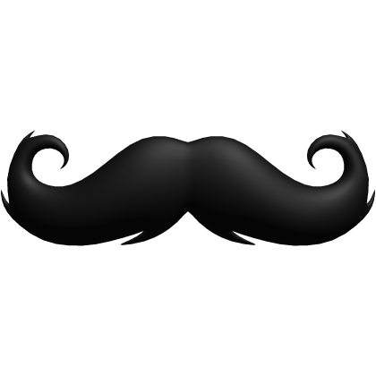 Black Mustache Cute Nerdy Fancy Moustache