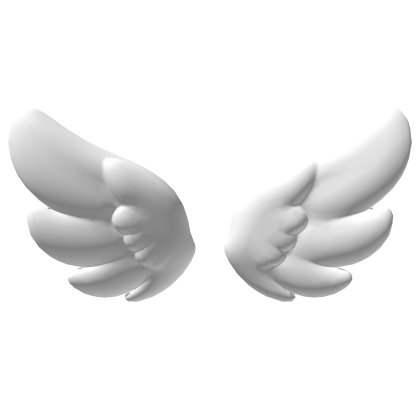 Small White Angel Wings