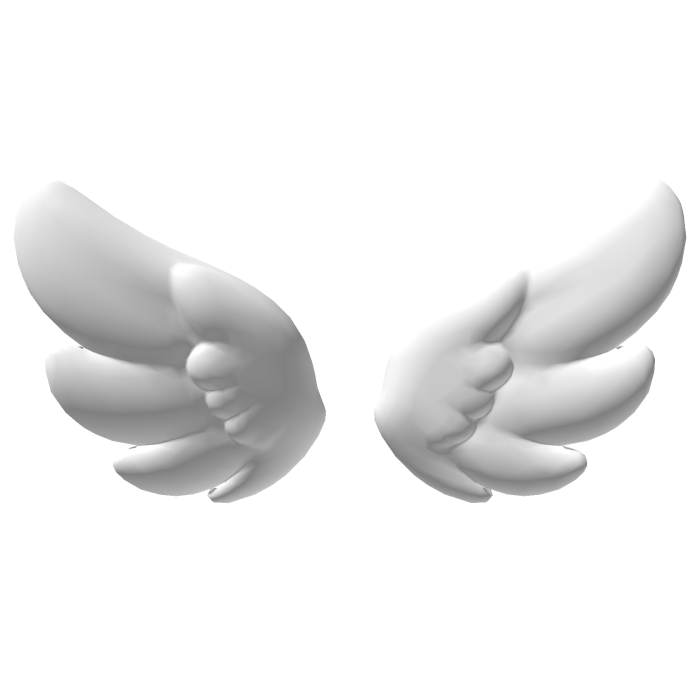 Small White Angel Wings