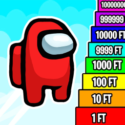 🏁 +1 Jump Every Second But Your Among Us