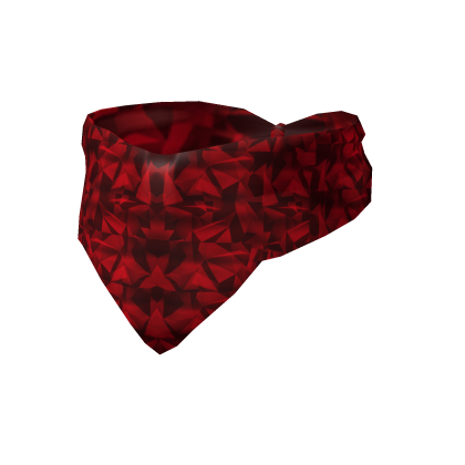 Red Sparkle Time Bandana