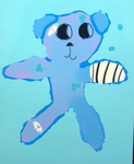 Chicken blue