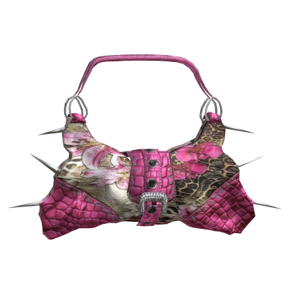 Vintage 2000s Gyaru McBling Bag Pink Harajuku | Roblox Item - Rolimon's