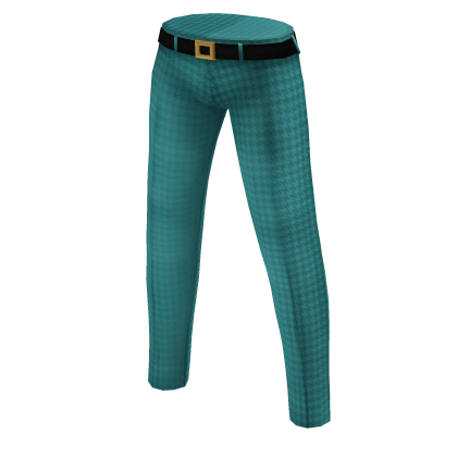 Slim Fit Trousers | Cyan