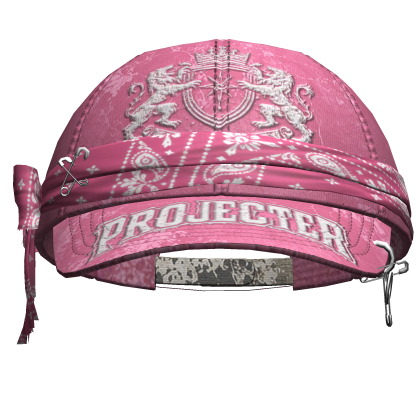 Y2k Bandana Cap Pink V2
