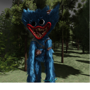 Huggy test in the forest