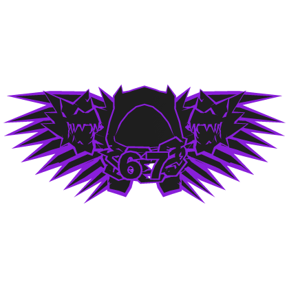 Purple  Hood Chain Dragon Wings 67 Combo