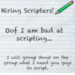 People who can script please join.