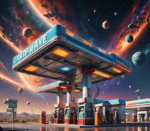 Gas station in space